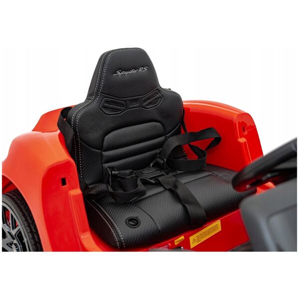 Pojazd Porsche Spyder RS 718 Czerwony MP4