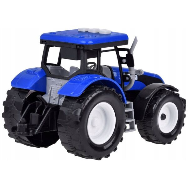 Niebieski traktor dla małego rolnika + dźwięki światła ZA5224