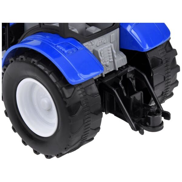 Niebieski traktor dla małego rolnika + dźwięki światła ZA5224