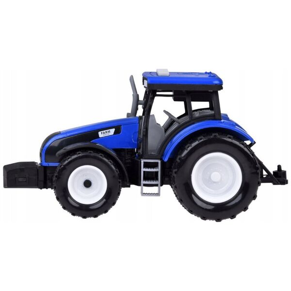 Niebieski traktor dla małego rolnika + dźwięki światła ZA5224