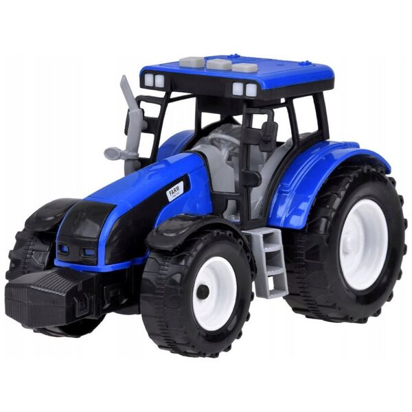 Niebieski traktor dla małego rolnika + dźwięki światła ZA5224