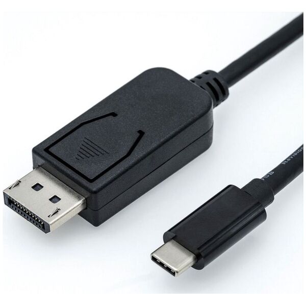 Alcasa GC-M0106 adapter kablowy 2 m USB Type-C DisplayPort Czarny