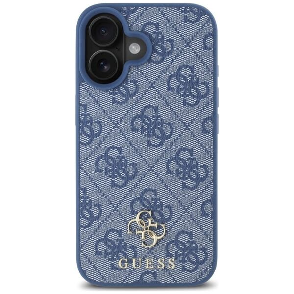 Guess HC PU 4G Small 4G and Classic case for iPhone 16 MagSafe blue