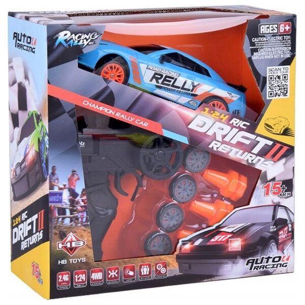 Samochód zdalnie sterowany do driftu AUTO drift pilot RC pachołki RC0697