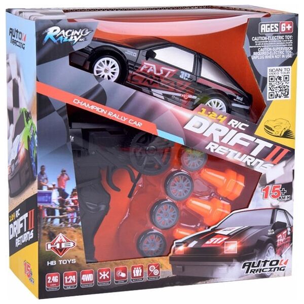 Samochód zdalnie sterowany do driftu AUTO drift pilot RC pachołki RC697