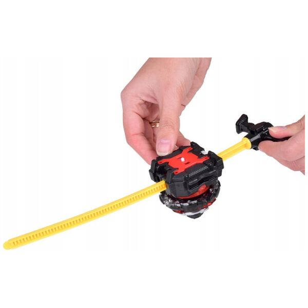 Duży zestaw wyrzutnia 8 dysków bączków GYRO spinner walizka ZA5462