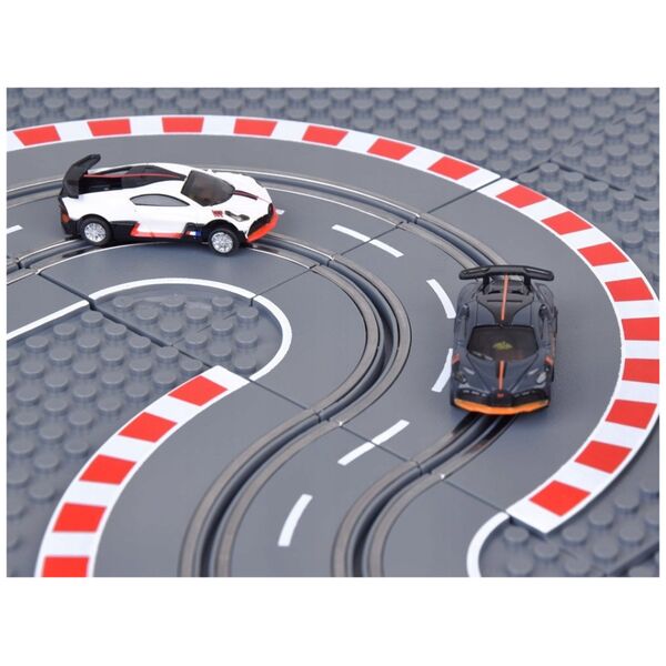 Bugatti Wyścigowy Tor z Klocków 2 Auta na Pilota! Super zabawa RC0664