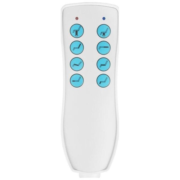 FOTEL KOSMETYCZNY ELEKTR. AZZURRO 869A OBROTOWY 4 SILN. SZARY