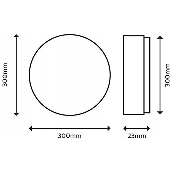Philips Superslim CL550 -kattovalaisin, pyöreä, valkoinen, 1500 lm, 2700K