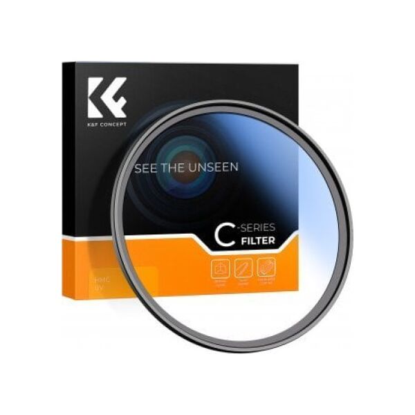 K&amp|F Filtr UV 58mm HD MC seria C powłoki SLIM