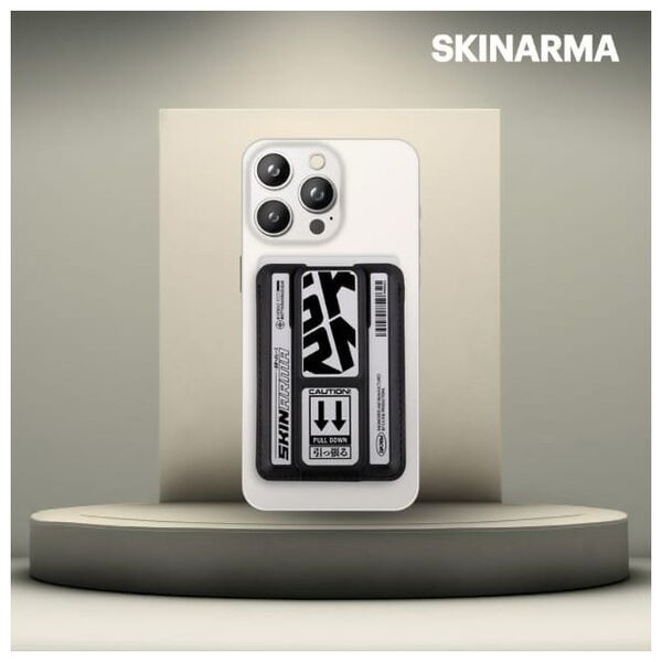 Portfel Skinarma Kado Kira Kobai Wallet   Mag-Charge Grip Stand chrome