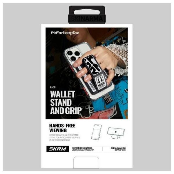 Portfel Skinarma Kado Kira Kobai Wallet   Mag-Charge Grip Stand hologram