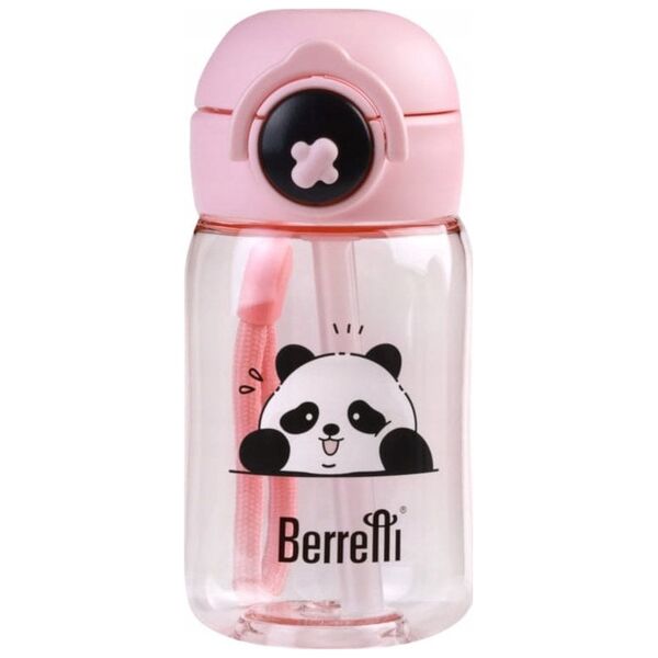 BUTELKA DZIECIĘCA PANDA NA WODĘ 360ML BR-0237 RÓŻOWA