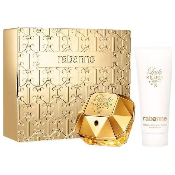 Rabanne Lady Million EDP 80ml + balsam do ciała 100ml