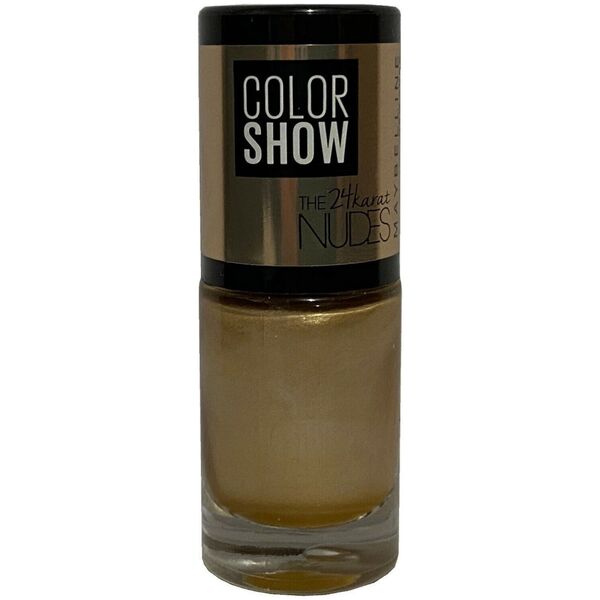 Maybelline Maybelline, Show The 24 Krat Nudes, Βερνίκι νυχιών, Αρ. 474, επιχρυσωμένο σε χρυσό, 7 ml για γυναίκες 13078272 30141933