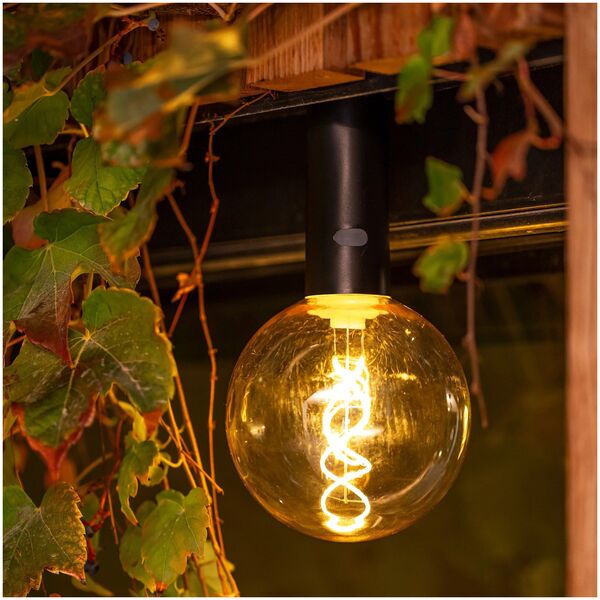 New Garden New Garden EDY BULB G125 BATTERY μαύρο επιτραπέζιο φωτιστικό 13671751 8435578506586