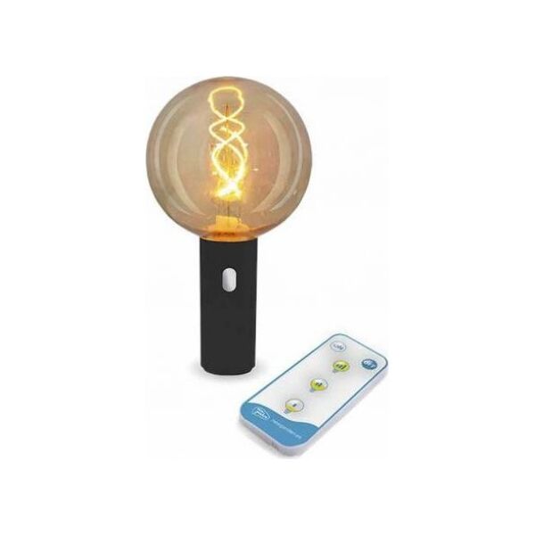 New Garden New Garden EDY BULB G125 BATTERY μαύρο επιτραπέζιο φωτιστικό 13671751 8435578506586