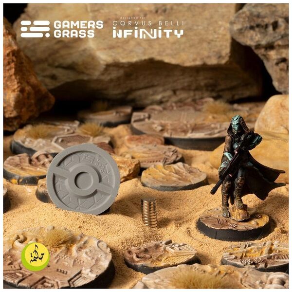 Gamers Grass Gamers Grass: Infinity - Dunes of Bourak - Round 25mm (8x) 13674199 738956791092