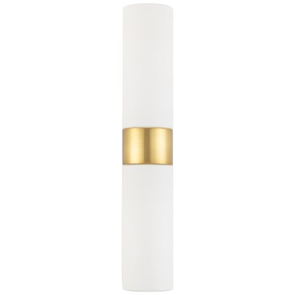 Kinkiet Nowodvorski Nowodvorski Natalie II 10727 kinkiet lampa ścienna 2x10W G9 biały/mosiądz