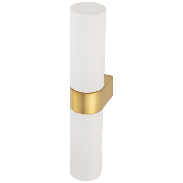 Kinkiet Nowodvorski Nowodvorski Natalie II 10727 kinkiet lampa ścienna 2x10W G9 biały/mosiądz