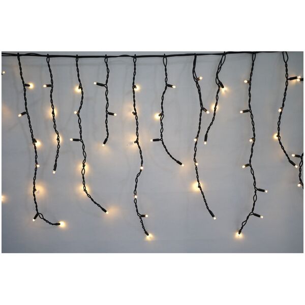 Lampki choinkowe CHRISTMAS_TO 240LED RUBBER ICICLE 4.7M WARM/BLACKIP65