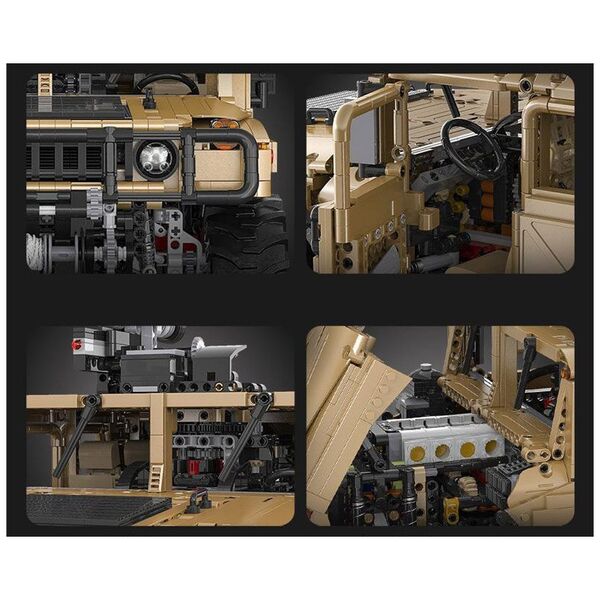 Jokomisiada Zestaw klocków 3935-ele Auto wojskowe Humvee 1:18 ZA5252