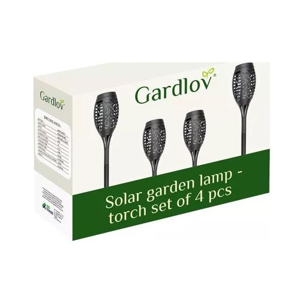 Gardlov LAMPA OGRODOWA SOLARNA - POCHODNIA ZEST.4 SZ.23560