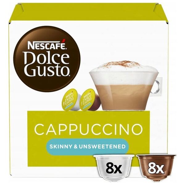 Coffee pods NESCAFE(r) Dolce Gusto(r) Skinny Cappuccino, 8+8 pcs.