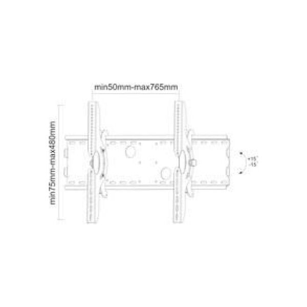 Neomounts Uchwyt ścienny PLASMA-W200 37'' - 85''