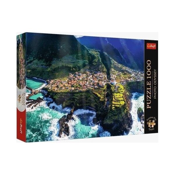 Trefl Puzzle 1000 elementów Premium Plus Wyspa Madera Portugalia
