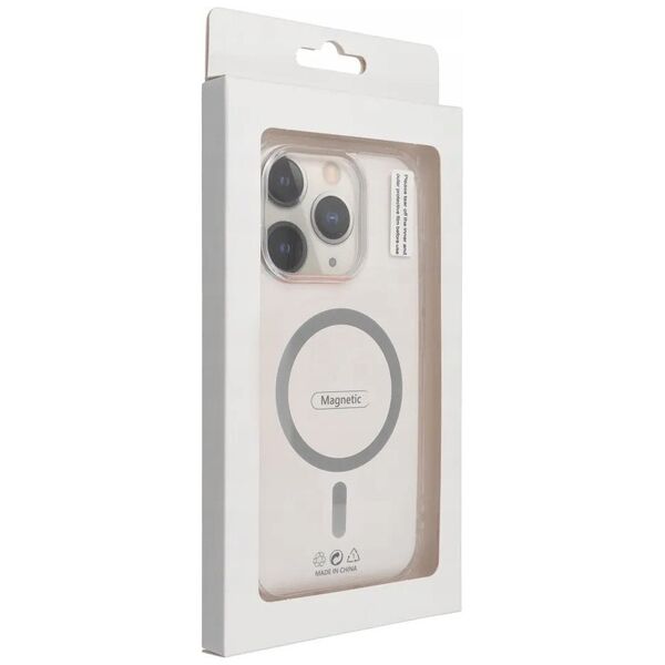 Drop Glue Colorful Ring Mag Cover kompatybilny z MagSafe pasuje do IPHONE 16 szary