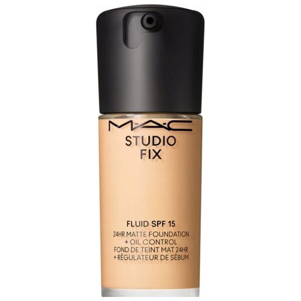 MAC MAC Studio Fix Fluid SPF15 24HR Matte Foundation + Oil Control 30ml. NC15