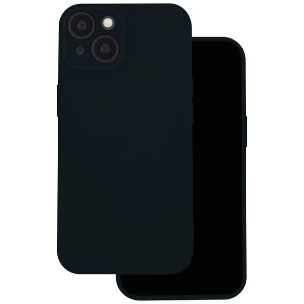 Silicon case for Xiaomi Redmi Note 14 5G (Global) black 5906961944382