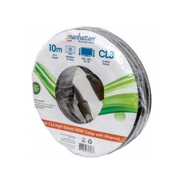 Kabel Manhattan HDMI - HDMI 10m czarny (353977)