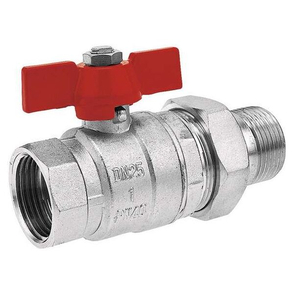 Ferro Zawór kulowy nakrętno-wkrętny 3/4" KS2