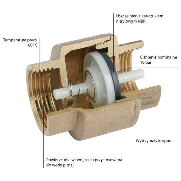 Ferro Zawór zwrotny 5/4” ZZ4