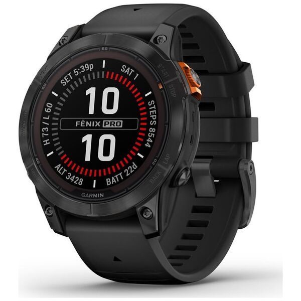 Zegarek sportowy Garmin Fenix 7 Pro Solar Czarny  (010-02777-01)