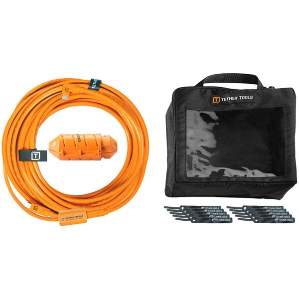 Tether Tools Tether Tools Καλώδιο USB-C σε C-Cable Καλώδιο USB - σύστημα 9,40m δεξιά πορτοκαλί 13337623 818307010895