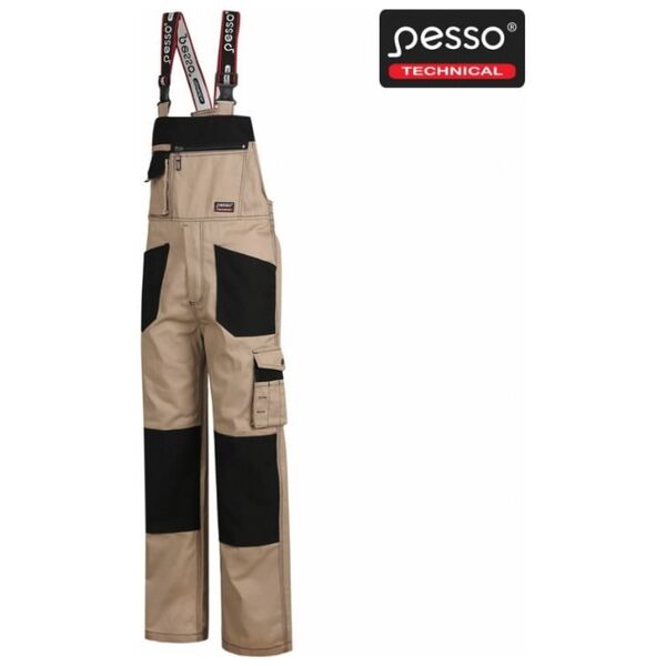 Ολόσωμες φόρμες εργασίας Pesso Pesso Twill, άμμος 50/176 13484116 4772096002201
