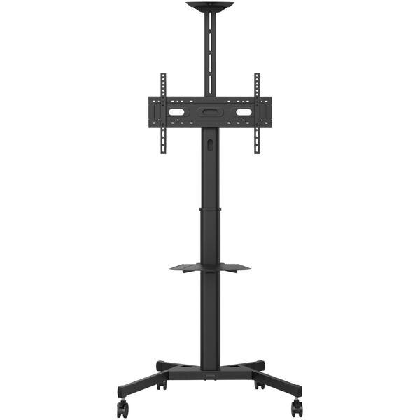 VISION Wertanzeige-Bodenstander - LEBENSLANGE GARANTIE - Stahlkonstruktion - Trolley passt fur Displays von 31-80" mit VESA-Grossen bis zu 600 x 400 - Dreht von Hoch- zu Querformat - Manuelle Hohenverstellung, die arretiert werden kann, um Wackeln zu