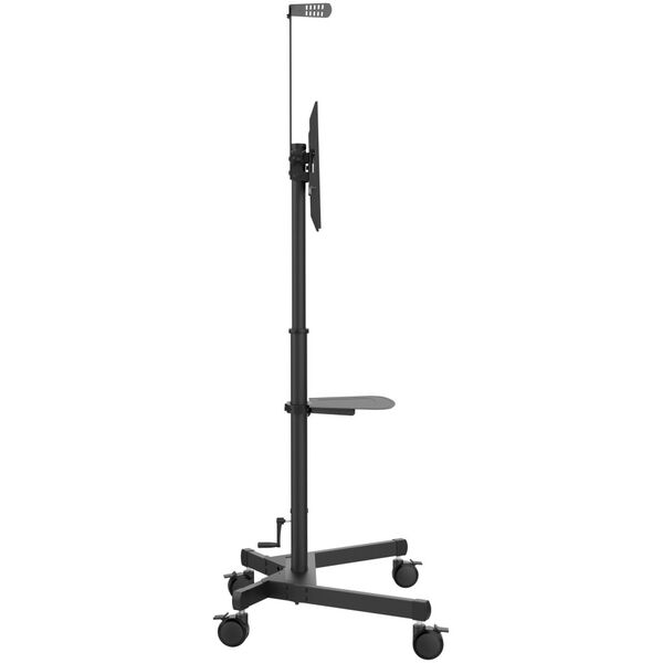 VISION Professioneller Display-Bodenstander - LEBENSLANGE GARANTIE - Stahlkonstruktion - Trolley passt fur Displays 31-80" mit VESA-Grossen bis zu 600 x 400 - Dreht von Hoch- zu Querformat - Kurbelgriff zur Hohenverstellung - Neigungsverstellung - Lap