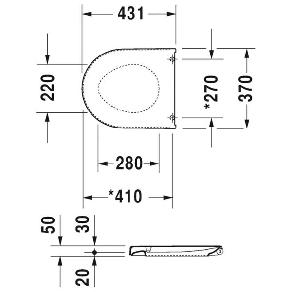 Deska sedesowa Duravit Starck 3 (0063890000)