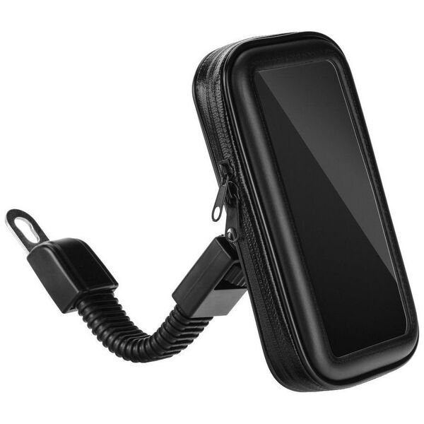 OEM Uchwyt motocyklowy na zamek wodoodporny ( 6,4" - 8" ) CM757 czarny