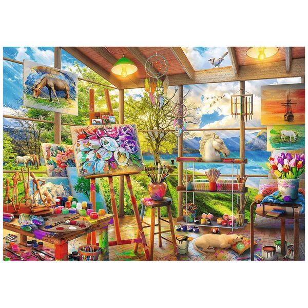 PUZZLE 2x500 Sztuka malowania 37530