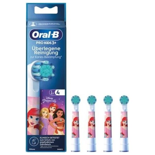 Oral-B Cars/Princess Mix 4 końcówki do szczoteczki