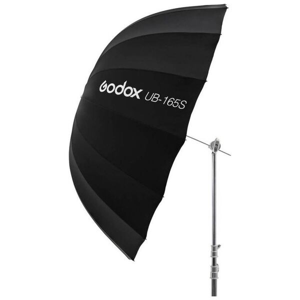 Zestaw studyjny GODOX Parasolka studyjna fotograficzna Godox UB-165S paraboliczna srebrna 165cm