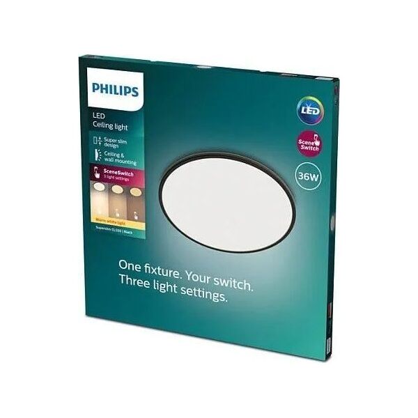 Lampa sufitowa Philips SUPERSLIM CL550 SS RD 36W 27K B WV 06