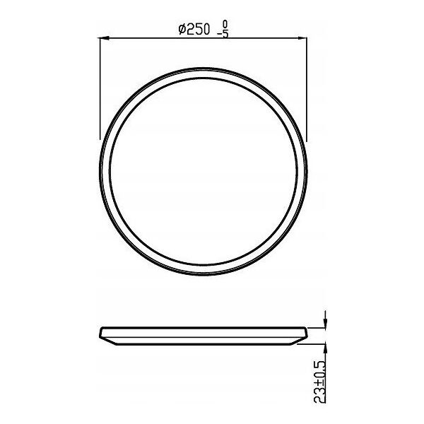 Philips SUPERSLIM CEILING SSW 15W 40K WHITE IP54