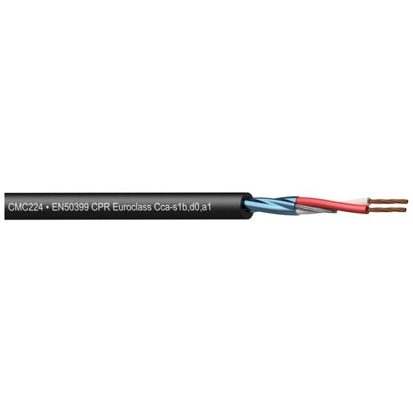 Καλώδιο Procab PROCAB CMC224-CCA/3 Καλώδιο μικροφώνου - flex 2 x 0,20 mm; - 24 AWG - CPR Euroclass 300 m 13332339 5414795043275