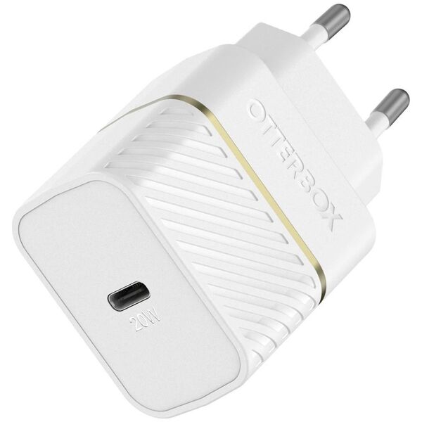 OtterBox OtterBox EU Φορτιστής τοίχου 20W 1X USB-C 20W USB-PD Λευκό *Μαζική 13354180 840262378420